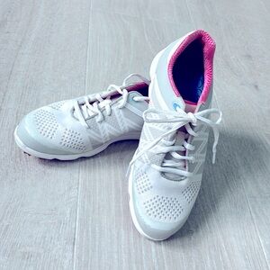 FootJoy Woman’s Sport SL Golf Shoes White/Gray/Pink size 6 W